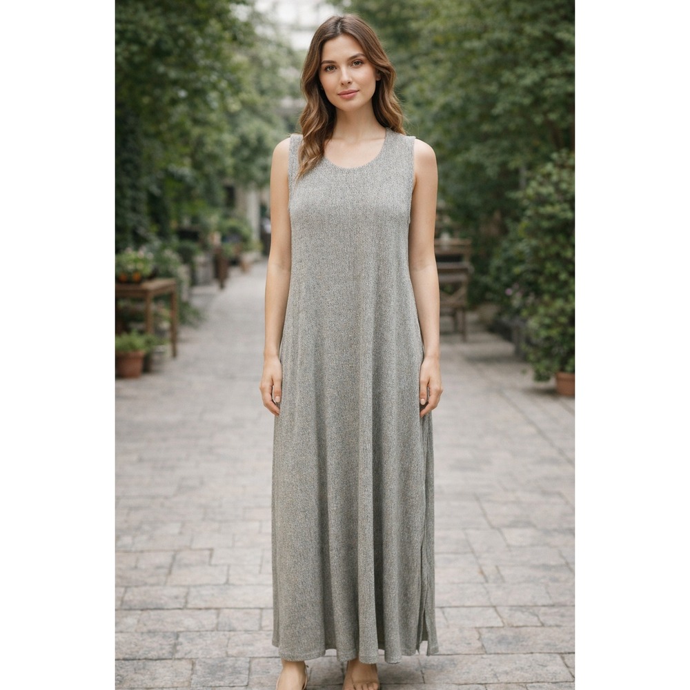 Vtg‎ Kindred Spirit Jumper Dress Womens Sz L Maxi Sleeveless Cotton 90s Y2K NWOT